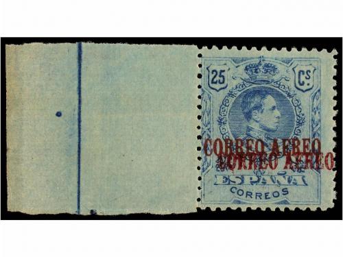 * ESPAÑA. Ed. 292/94hh. 5 cts., 10 cts. y 25 cts. Habilitaci