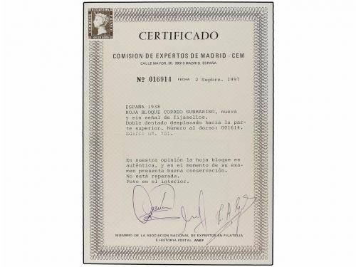 ** ESPAÑA. Ed. 781dd. HB. DOBLE DENTADO desplazado hacia arr