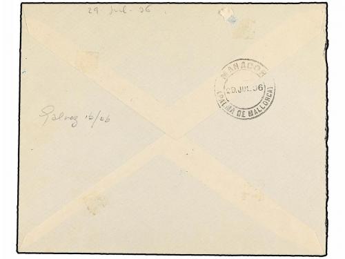 ¿ ESPAÑA E. LOCALES PATRIOTICAS: PALMA DE MALLORCA. Ed. 1/4.