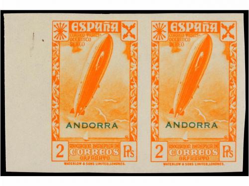 ** ANDORRA. Ed. 1/6s (2). SERIE COMPLETA en parejas SIN DENT