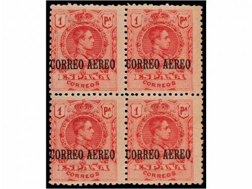 ** ESPAÑA. Ed. 292/96 + 292/96t. SERIE COMPLETA en bloques d