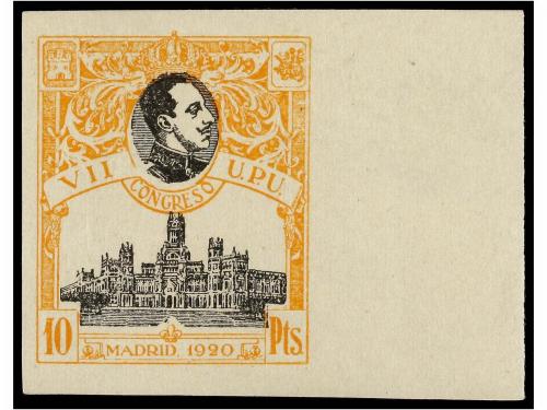 * ESPAÑA. Ed. 297/309s. SERIE COMPLETA SIN DENTAR, borde de