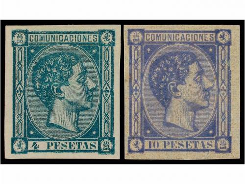 (*) ESPAÑA. Ed. 165/66, 168/71. Sellos de 20 cts., 25 cts., 