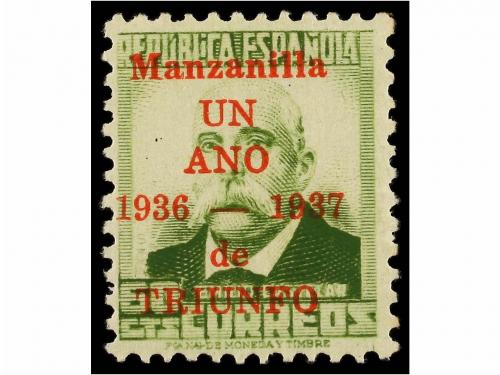 * ESPAÑA E. LOCALES PATRIOTICAS: MANZANILLA. Ed. 3/9hc. CUAT