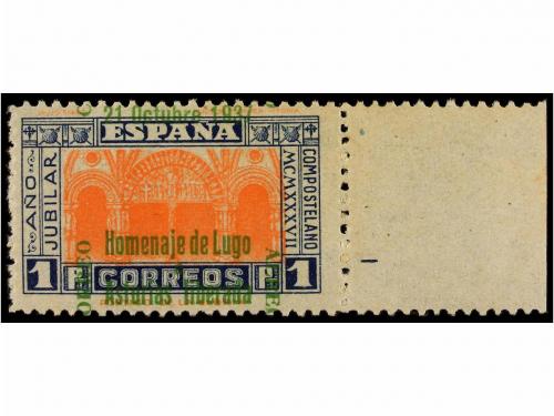 * ESPAÑA E. LOCALES PATRIOTICAS: LUGO. Ed. 12. 1 pta. HABILI