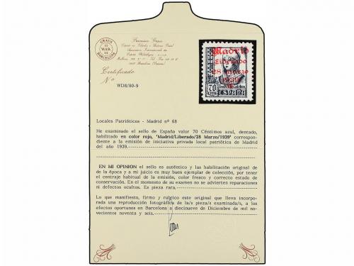 * ESPAÑA E. LOCALES PATRIOTICAS: MADRID. Ed. 61, 63, 64, 66,