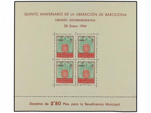 (*) ESPAÑA: AYUNTAMIENTO DE BARCELONA. Ed. 60. ERROR DE COLO