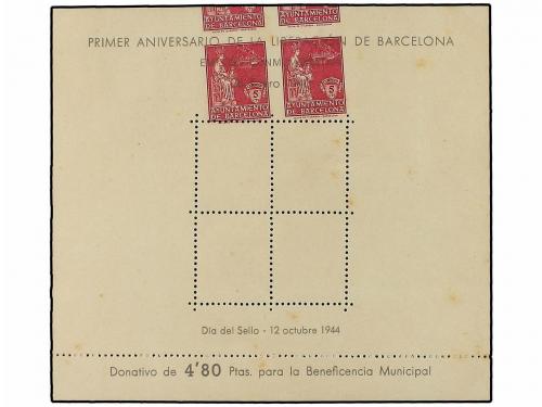 (*) ESPAÑA: AYUNTAMIENTO DE BARCELONA. Ed. 62/63id. HB. 5 ct