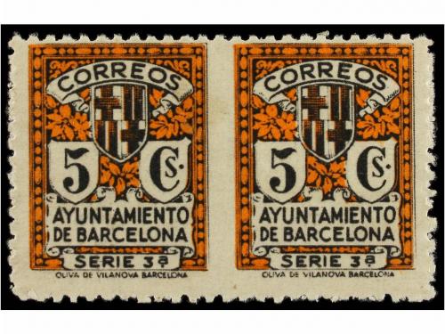 * ESPAÑA: AYUNTAMIENTO DE BARCELONA. Ed. 9/11sph. TRES parej