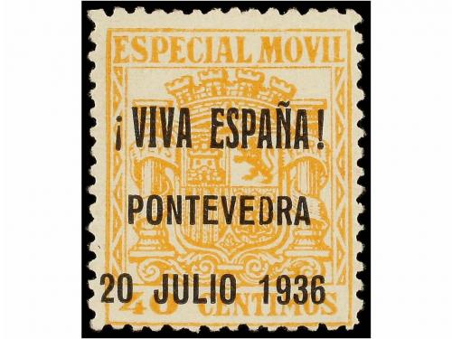* ESPAÑA E. LOCALES PATRIOTICAS: PONTEVEDRA. Ed. 6A, 7A, 9A,