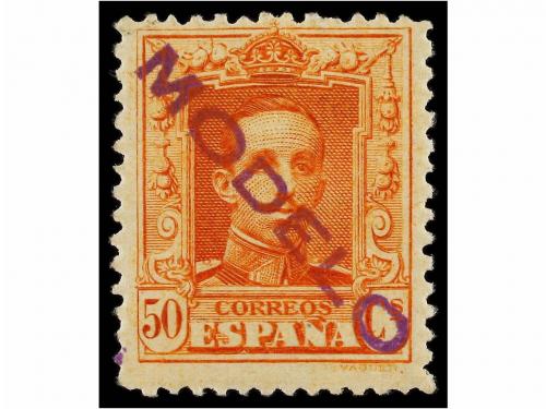 * ESPAÑA. Ed. 318, 320. 30 cts. castaño y 50 cts. naranja, h