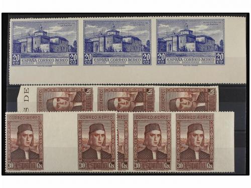 * ESPAÑA. Ed. 547/58. Conjunto de variedades de dentado, la