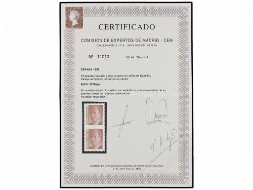 ** ESPAÑA. Ed. 3379. JUAN CARLOS I. 19 pts. castaño y oro. P