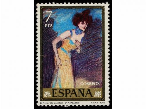 ** ESPAÑA. Ed. NE 62. NO EMITIDO. PICASSO. 7 pts. multicolor