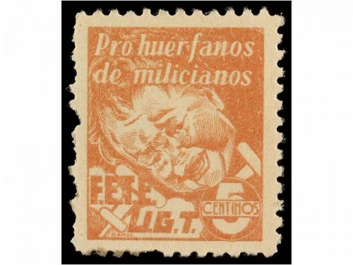 ESPAÑA GUERRA CIVIL. F.E.T.E./U.G.T. PRO HUÉRFANOS DE MILICI