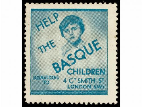 ESPAÑA GUERRA CIVIL. HELP THE BASQUE CHILDREN. GRAN BRETAÑA.
