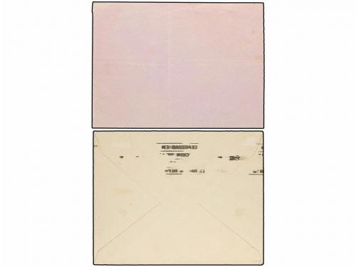 ¿ ESPAÑA: FRANQUICIAS POSTALES. Ed. 8A, 9. 1922-23. Carta y