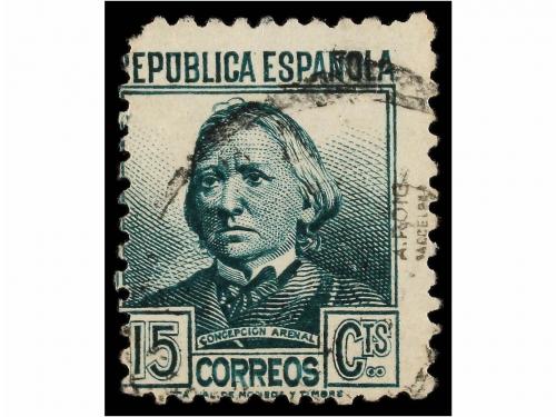 ° ESPAÑA. Ed. 683er. 15 cts. gris pizarra IMPRESIÓN EN ANVER