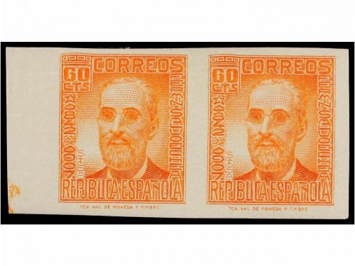 */(*) ESPAÑA. Ed. 732/40s (2). SERIE COMPLETA en parejas SIN