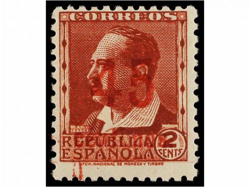 ** ESPAÑA. Ed. NE 28, 28a y 28b. NO EMITIDOS. 45 cts. s. 2 c