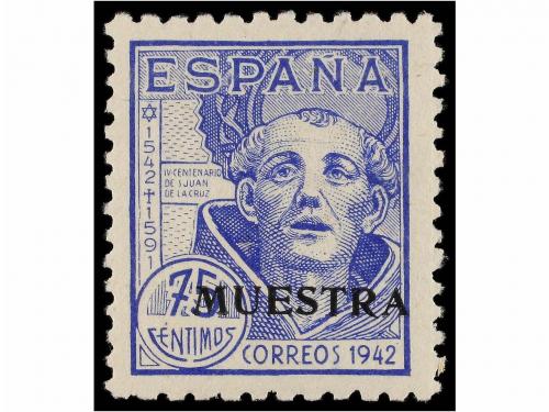 ** ESPAÑA. Ed. 954/56M. SERIE COMPLETA, habilitados MUESTRA.