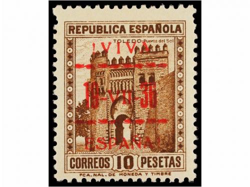 * ESPAÑA E. LOCALES PATRIOTICAS: VITORIA. CAMBIOS DE COLOR.