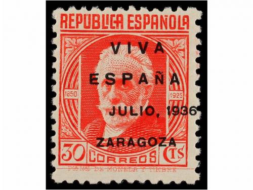 * ESPAÑA E. LOCALES PATRIOTICAS: ZARAGOZA. Ed. 16/24 + 24A.