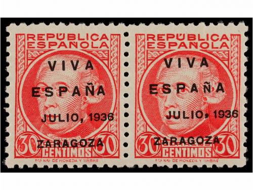 * ESPAÑA E. LOCALES PATRIOTICAS: ZARAGOZA. Ed. 16/24. SERIE