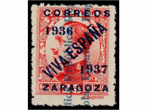 * ESPAÑA E. LOCALES PATRIOTICAS: ZARAGOZA. NO EMITIDOS. Sell