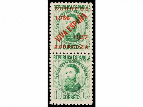 * ESPAÑA E. LOCALES PATRIOTICAS: ZARAGOZA. Ed. 31A/B. VALORE