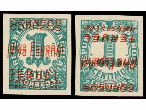 * ESPAÑA E. LOCALES PATRIOTICAS: TERUEL. Ed. 1hh y 1hhii. 1 