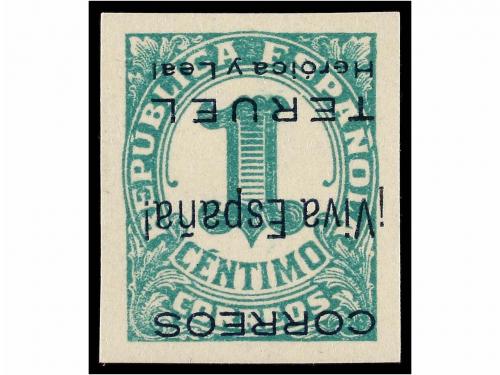 * ESPAÑA E. LOCALES PATRIOTICAS: TERUEL. Ed. 1hcc, 1hcci. CA