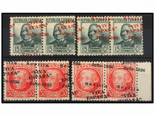 * ESPAÑA E. LOCALES PATRIOTICAS: SEVILLA. Ed. 25, 25hdx. 15 