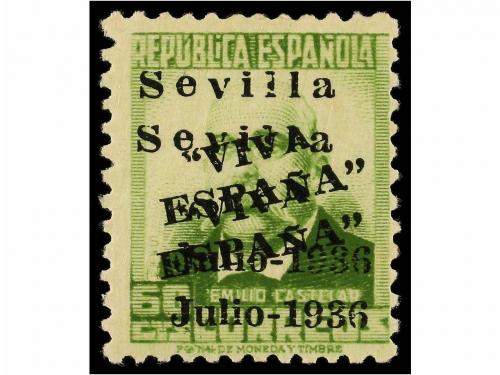 * ESPAÑA E. LOCALES PATRIOTICAS: SEVILLA. Ed. 18/29hh. Ocho 