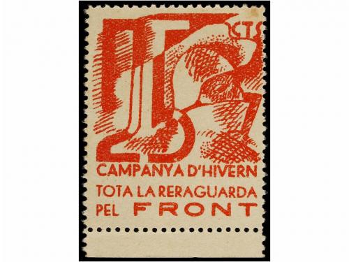ESPAÑA GUERRA CIVIL. CAMPANYA D'HIVERN. TOTA LA RERAGUARDA P