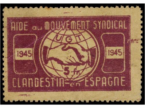 ESPAÑA GUERRA CIVIL. FRANCIA. AIDE AU MOUVEMENT SYNDICAL CLA