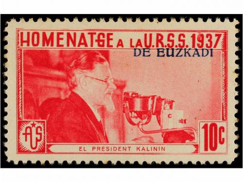 ESPAÑA GUERRA CIVIL. HOMENATGE A LA U.R.S.S. Habilitados EUZ