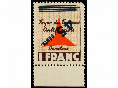 ESPAÑA GUERRA CIVIL. FOYER DU FRANÇAIS ANTIFASCISTE. Conjunt