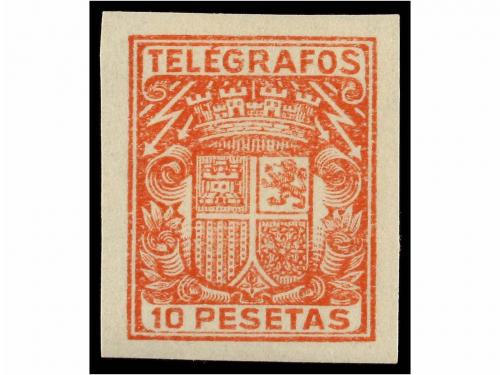 ** ESPAÑA: TELEGRAFOS. Ed. 68/75ns. SERIE COMPLETA SIN DENTA