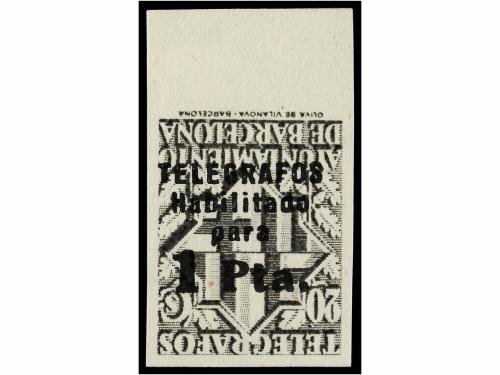 * ESPAÑA: AYUNTAMIENTO DE BARCELONA. Ed. T-17A/17Fs. TELÉGRA