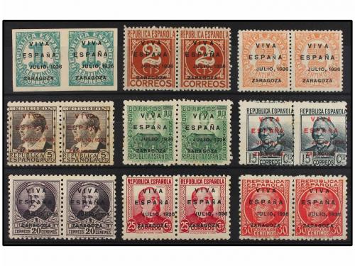 * ESPAÑA E. LOCALES PATRIOTICAS: ZARAGOZA. Ed. 16/24. SERIE 