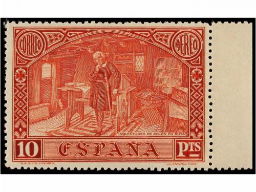 * ESPAÑA. Ed. 547/58cc. COLORES CAMBIADOS. Seis sellos, jueg