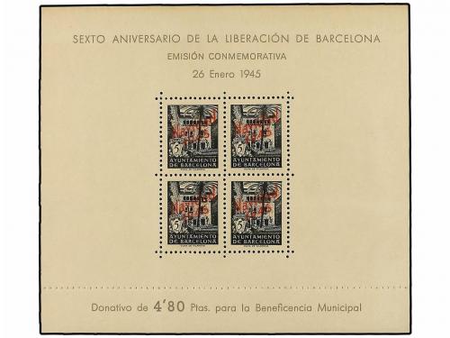 ** ESPAÑA: AYUNTAMIENTO DE BARCELONA. Ed. NE 29/30. HB. NAVI