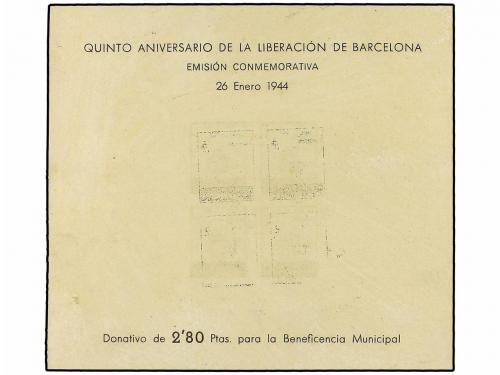 * ESPAÑA: AYUNTAMIENTO DE BARCELONA. Ed. 61s. HB. 5 cts. (4)
