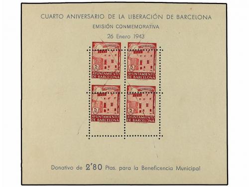 * ESPAÑA: AYUNTAMIENTO DE BARCELONA. Ed. 47/48ic. HB. 5 cts.