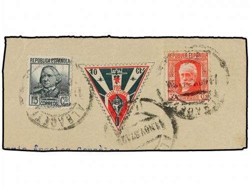 ESPAÑA GUERRA CIVIL. PRO CULTURA. AVIACIÓN. 5 cts. y 10 cts.