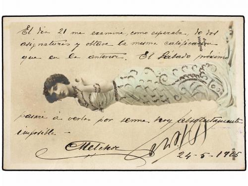 ✉ ESPAÑA. 1905. BARCELONA. POSTAL EXPRESS. Tarjeta Postal co