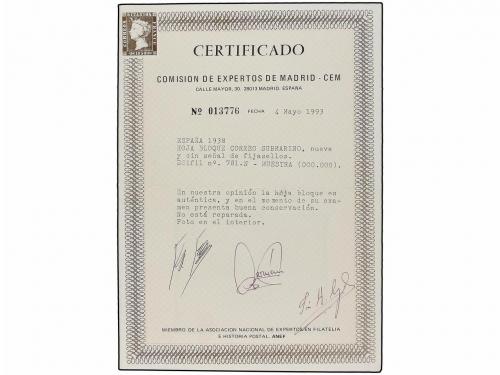 ** ESPAÑA. Ed. 781N. HB. Numeración 000.000 (Muestra). RARA.