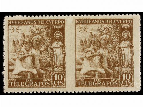 ** ESPAÑA: BENEFICENCIA. HUERFANOS TELEGRAFOS. Ed. 18sph, sp