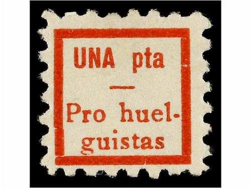 ESPAÑA GUERRA CIVIL. PRO HUELGUISTAS. 0,15, 0,25 (2), 0,35 y